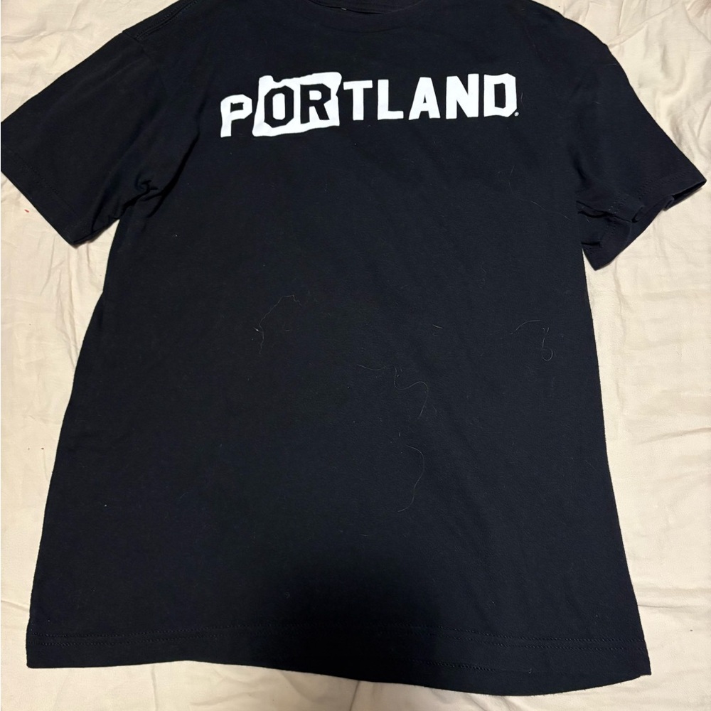 Portland Black Short Sleeve Tee